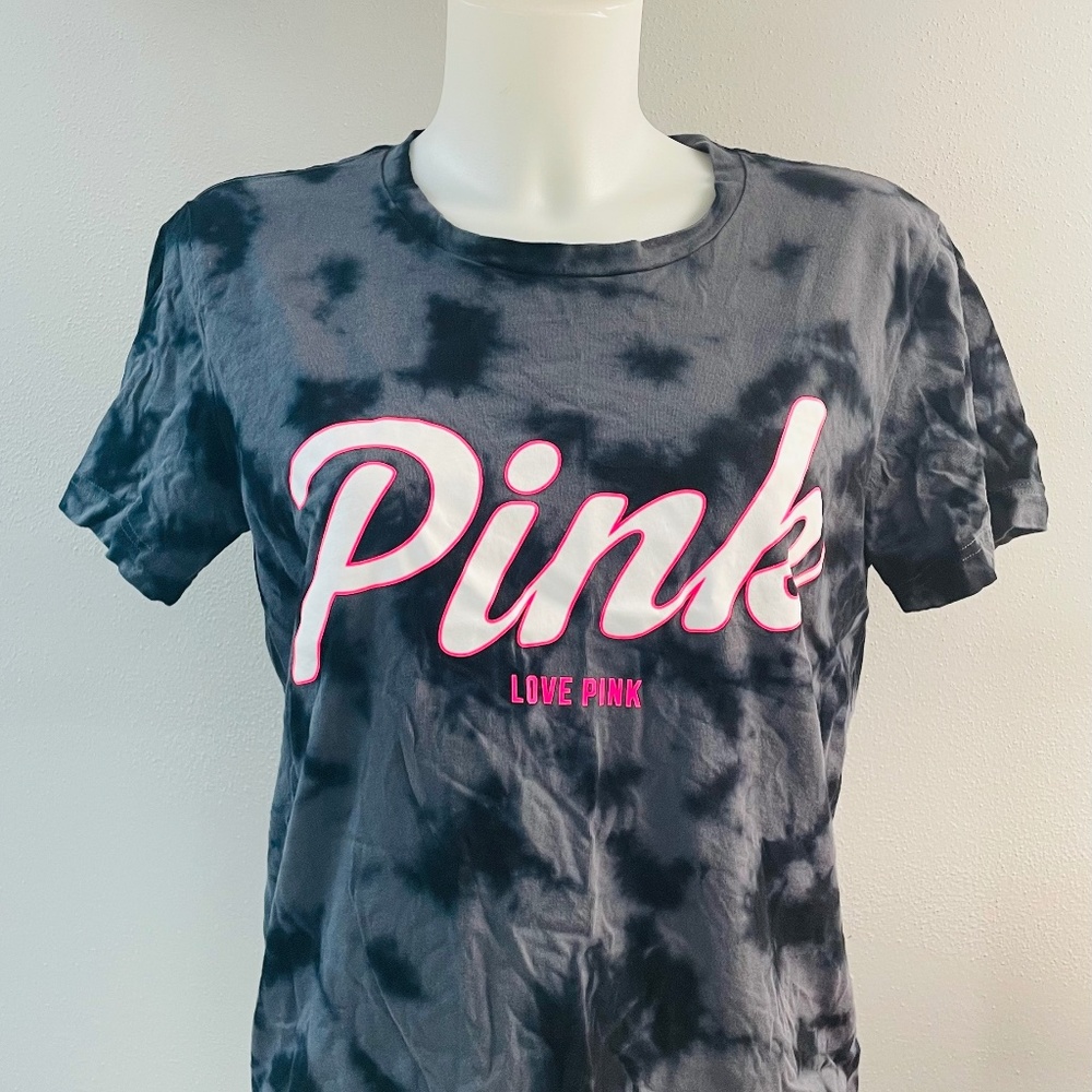 Pink Tee w/Open slit in the back